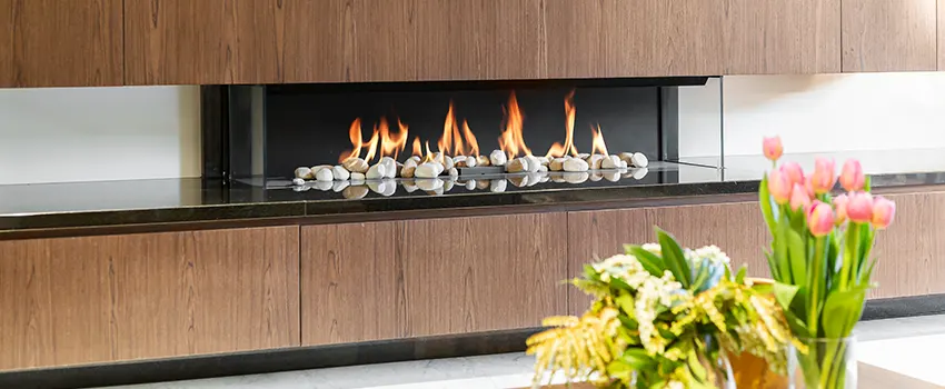 Double-height Fireplace Design Refurbishment in Prescott Valley, Arizona